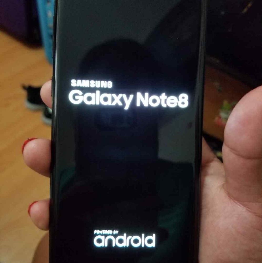 Samsung Galaxy Note 8 with a pen